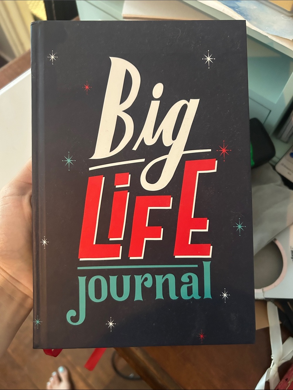 Big Life Journal Hardcover - Black, Red & Teal